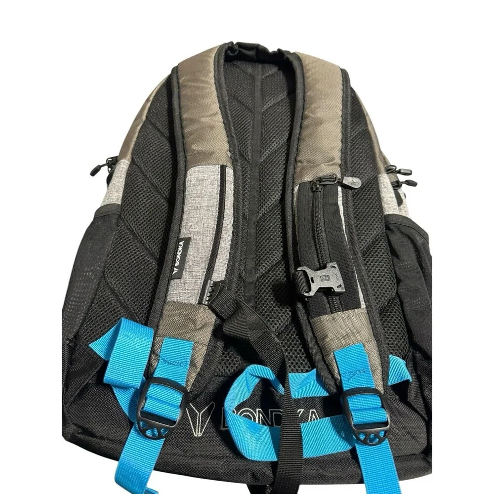 Bondka Hiking Backpack Daypack Blue/Gray/Black, Adjustable & Padded Straps NWOT